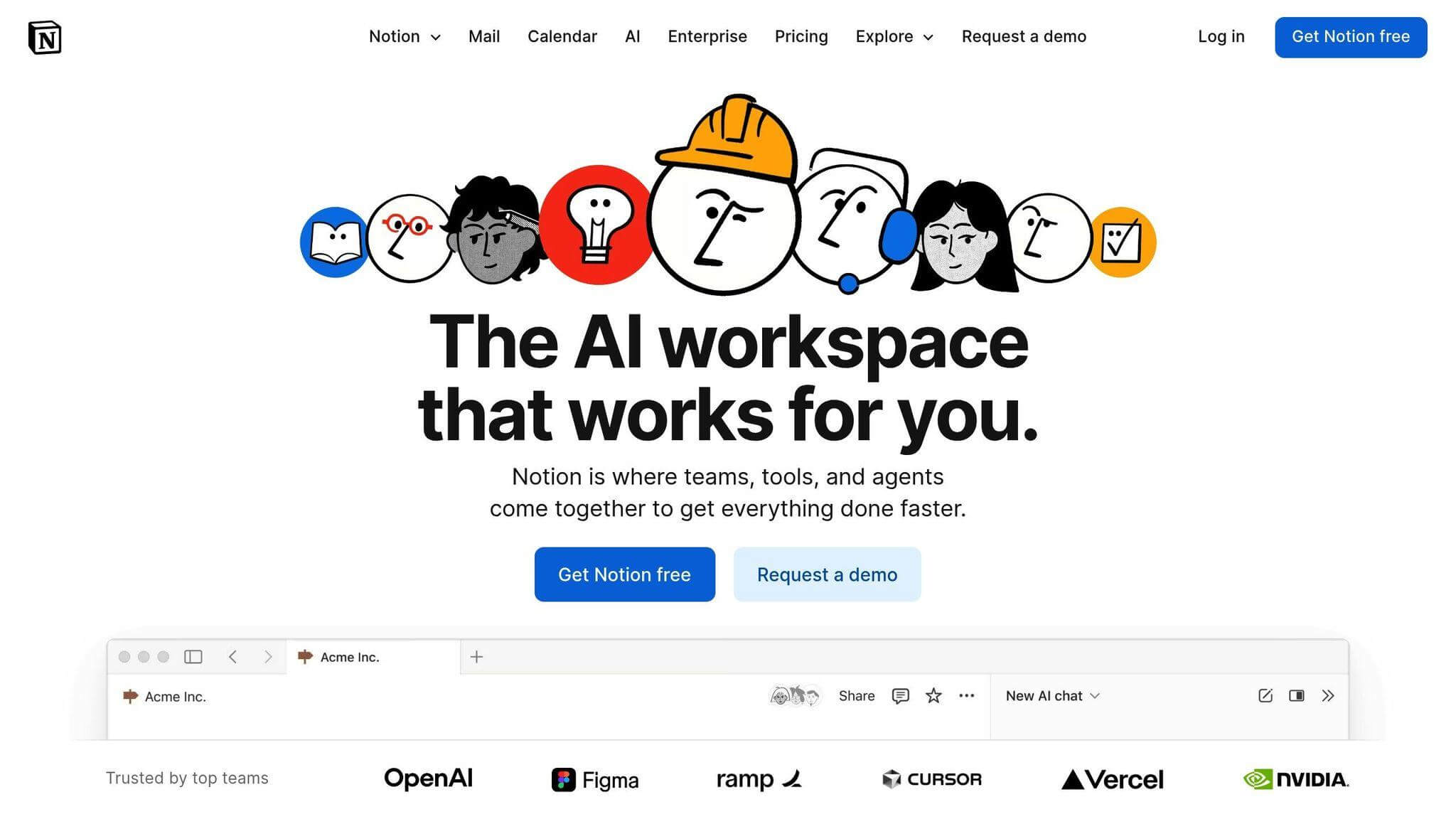 Notion AI work autoation